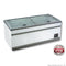 ZCD-L210S Supermarket Island Dual Temperature Freezer & Chiller‌ with Glass Sliding Lids