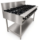 BB-10 10 Boiling Burners on Stand with Shelf under