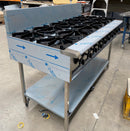 BB-10 10 Boiling Burners on Stand with Shelf under
