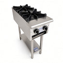 BB-2 2 Boiling Burners on Stand with Shelf under