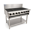 CHG-750 750mm Volcanic Rock Char Grill on Stand with Shelf under