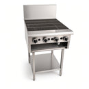 CHG-750 750mm Volcanic Rock Char Grill on Stand with Shelf under