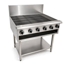 CHG-750 750mm Volcanic Rock Char Grill on Stand with Shelf under