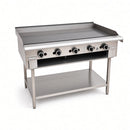 PGC-24 600mm Cast Iron Grill Plate on Stand with Shelf under