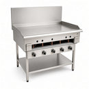 PGTM-24 600mm Mild Steel Grill Plate with Toaster Underneath on Stand
