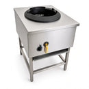 WT-1 Single Hole Rear Gutter Wok Table Jet Burner or Chimney Burner