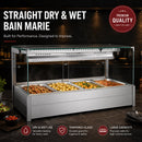 Bonvue Square Countertop Wet and Dry Bain Marie - BM14SC
