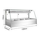 Bonvue Angled Countertop Wet and Dry Bain Marie BM14TC