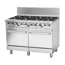 BRENNER Forge 800 Series 8 burners Gas Range with double Fan Forced Oven NG - BREG8RO-1200N