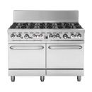 BRENNER Forge 800 Series 8 burners Gas Range with double Fan Forced Oven NG - BREG8RO-1200N