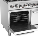BRENNER Forge 800 Series 8 burners Gas Range with double Fan Forced Oven NG - BREG8RO-1200N