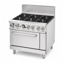 BRENNER Forge 800 Series 6 burners Gas Range with one Fan Forced Oven NG - BREG8RO-900N