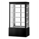 BONVUE Noir Grand 1200mm 4 Shelves Square Cake Display Cabinet - CVS120-4B