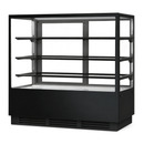 BONVUE Noir Prime 1500mm 3 Shelves Square Cake Display Cabinet - CVS150-3B
