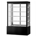 BONVUE Noir Grand 1500mm 4 Shelves Square Cake Display Cabinet - CVS150-4B