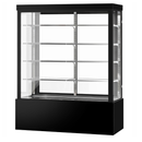 BONVUE Noir Grand 1800mm 4 Shelves Square Cake Display Cabinet - CVS180-4B