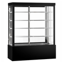 BONVUE Noir Grand 1800mm 4 Shelves Square Cake Display Cabinet - CVS180-4B