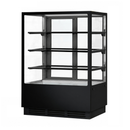 BONVUE Noir Prime 900mm 3 Shelves Square Cake Display Cabinet - CVS90-3B