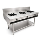 BB-3 3 Boiling Burners on Stand with Shelf under