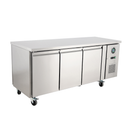 Thermaster 580L 2x3 Solid Door Pass-Through Ventilated 400x600mm Pan Refrigerated Central Counter - 
