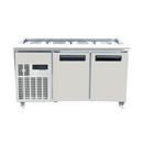 Ex-Showroom: Thermaster Two Door Cold Bench Salad Station 4x1/1 GN Pans - PG150FA-XB-VIC1060