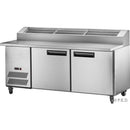 Ex-Showroom: Thermaster two door DELUXE Pizza Prep Bench - PPB/15-VIC1061