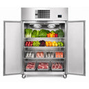 THERMASTER 1000L Full-Width Double Glass Door Upright Display Freezer — SFWFG1000