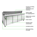 Thermaster four door Sandwich Bar - SLB240
