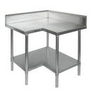 2NDs: Modular System Corner Workbench, 150mm Splashback & Undershelf WBCB7-0900/A-NSW1763