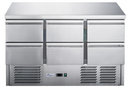 FED-X Six Drawer Compact Workbench Fridge - XGNS1300-6D