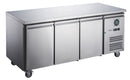 Ex-Showroom: FED-X S/S Three Door Bench Fridge - XUB7C18S3V-QLD119