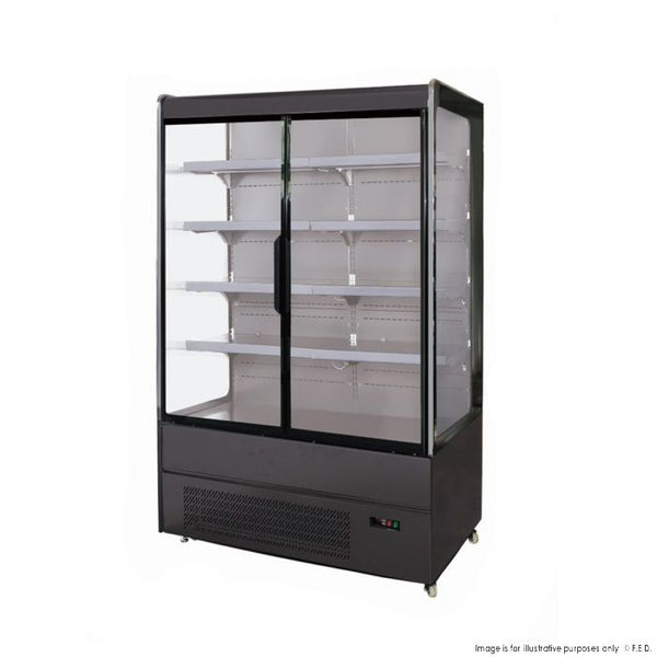 Ex-Showroom Bonvue 4 Shelves Open Chiller with Tempered Glass Doors - OD-2080P