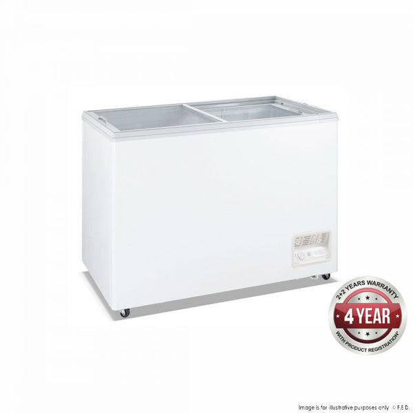 Heavy Duty Chest Freezer with Glass Sliding Lids - WD-200F