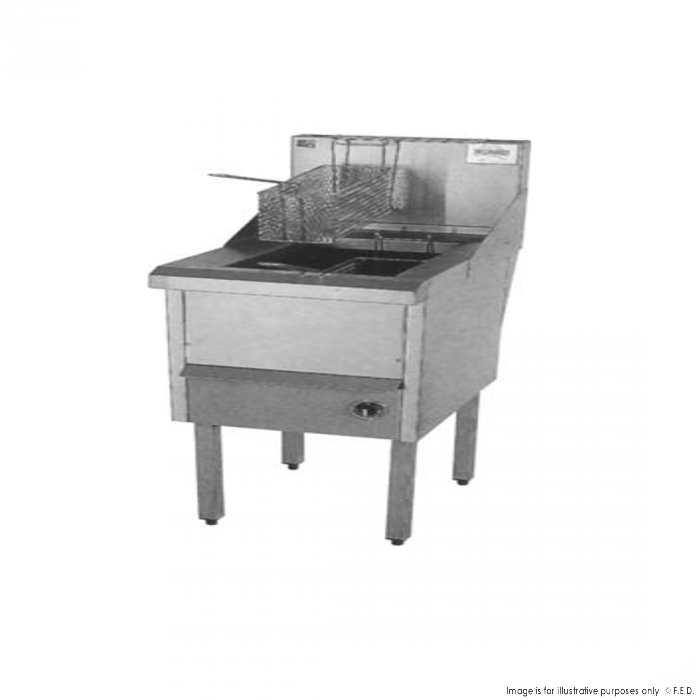 Gas Fish and Chips Fryer Single Fryer -  WFS-1/18