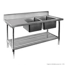 DSB6-1800R/A Double Right Sink Bench with Pot Undershelf