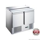 FED-X Two Door Salad Prep Fridge XGNS900S