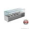 FED-X Flat Glass Salad Bench - XVRX1200/380