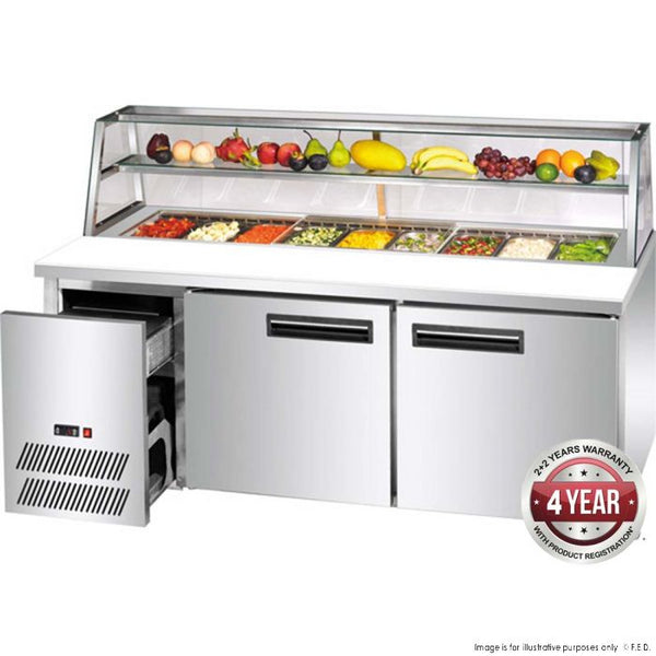 SCB/15 two door Deluxe Sandwich Bar