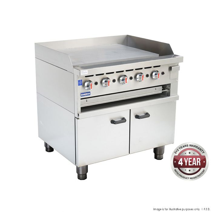 GGS-36LPG Gas Griddle and Gas Toaster with Cabinet