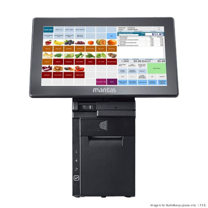 Mantas 1400 All In One Turnkey POS Solution M1400-AIO-14