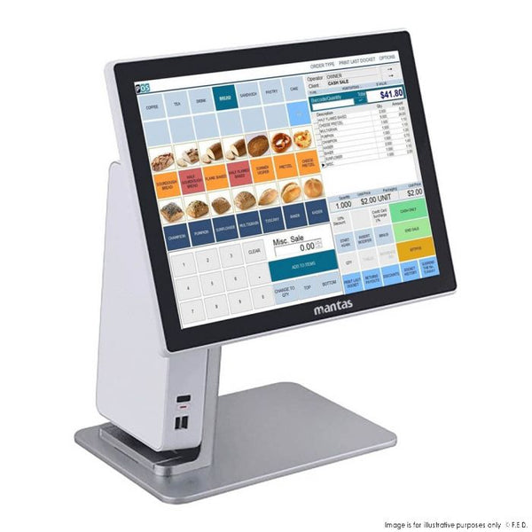 Mantas 3800 All In One Turnkey POS Solution - M3800-AIO-15
