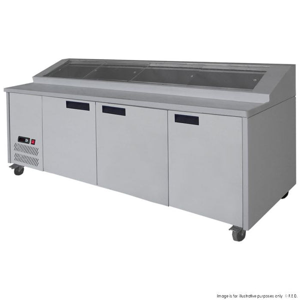 PPB/21 three door DELUXE Pizza Prep Bench