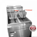 RC400TE - Superfast Natural Gas Tube Twin Vat Fryer