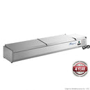 FED-X Salad Bench with Stainless Steel Lids - XVRX2000/380S