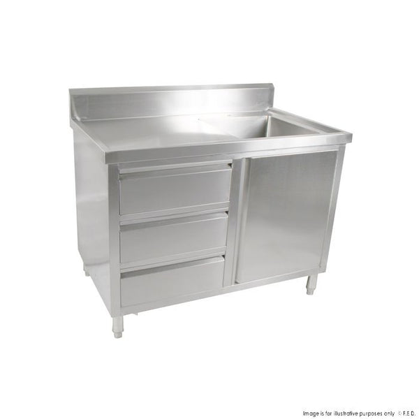 SC-6-1200R-H Cabinet with Right Sink