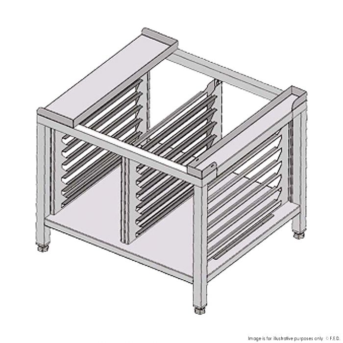 Fagor Stand with 12 sets of guides to hold 1/1GN & 2/1GN trays - SH-102-B