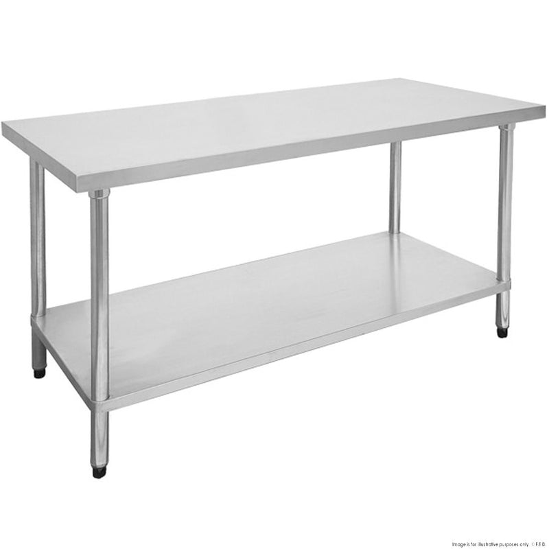 1200-6-WB Economic 304 Grade Stainless Steel Table 1200x600x900