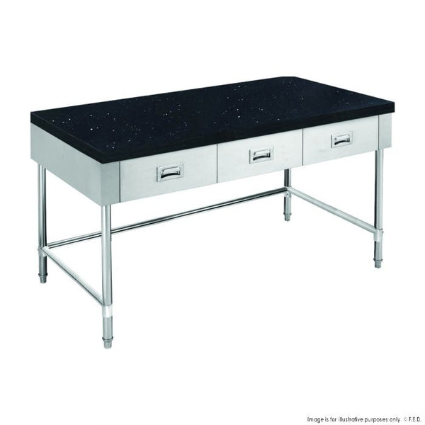 SWBD-7-1200 Work bench with 2 Drawers and Undershelf