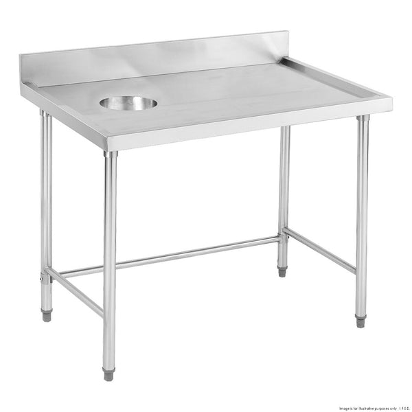 High Quality Stainless Steel Bench with splashback - SWCB-7-1200R