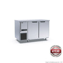Stainless Steel Double Door Workbench Freezer - TL1200BT